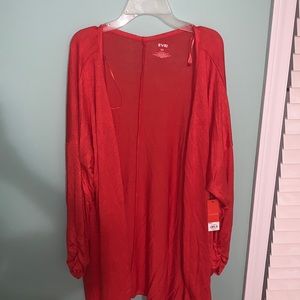 Kohl’s Red Lightweight Cardigan| New with Tags